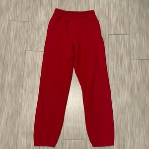 Red Sweatpants